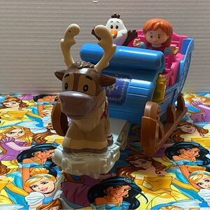 Fisher-Price Sven the Reindeer Sleigh with Figures